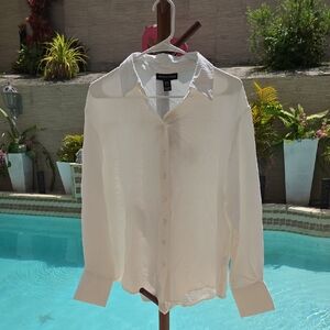 Off-White Button-Down Shirt